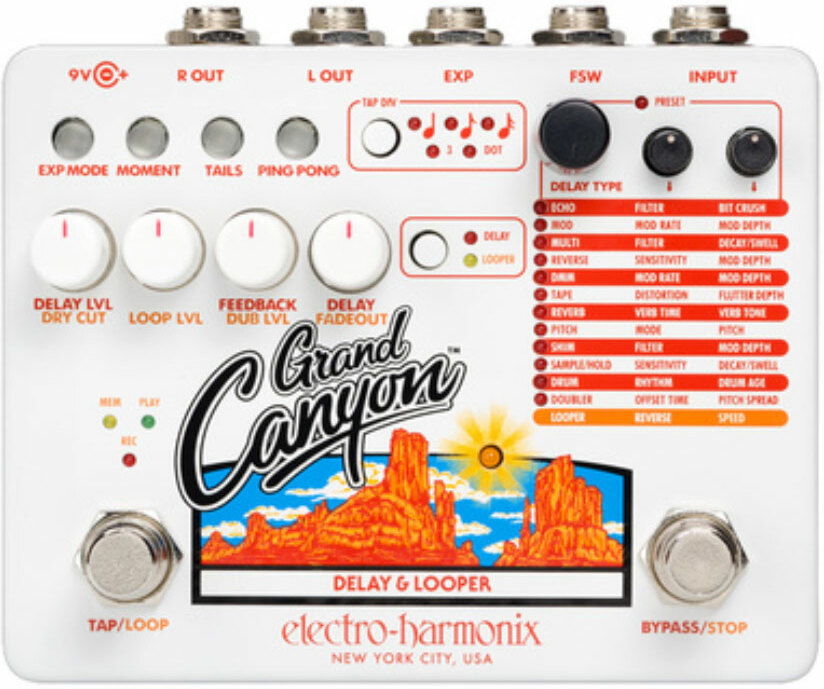 Electro Harmonix Grand Canyon Delay & Looper - Looper effect pedaal - Main picture