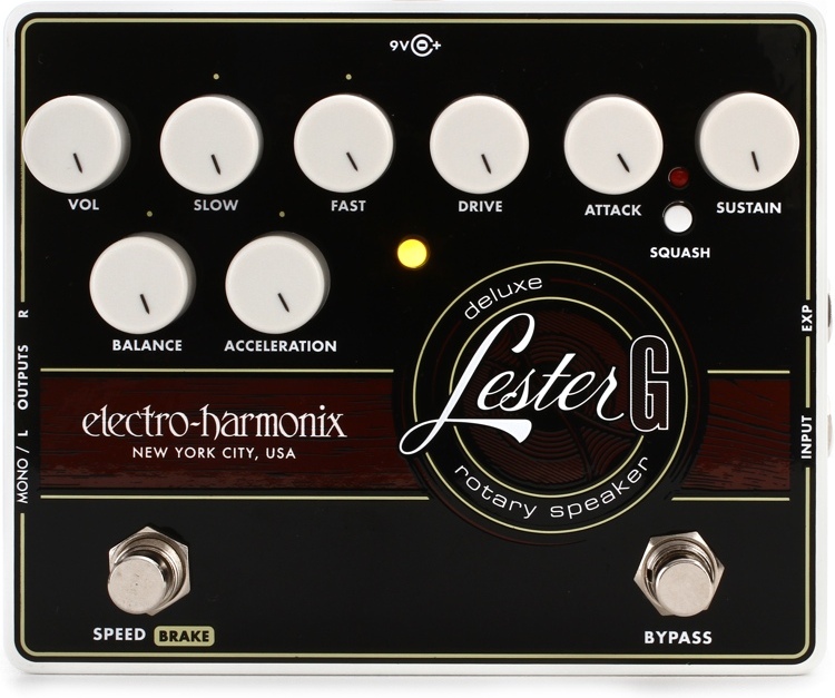 Electro Harmonix Lester G Deluxe Rotary Speaker - Modulation/chorus/flanger/phaser en tremolo effect pedaal - Main picture
