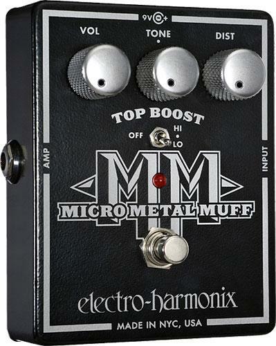 Electro Harmonix Micro Metal Muff Xo Distorsion With Top Boost - Overdrive/Distortion/fuzz effectpedaal - Main picture