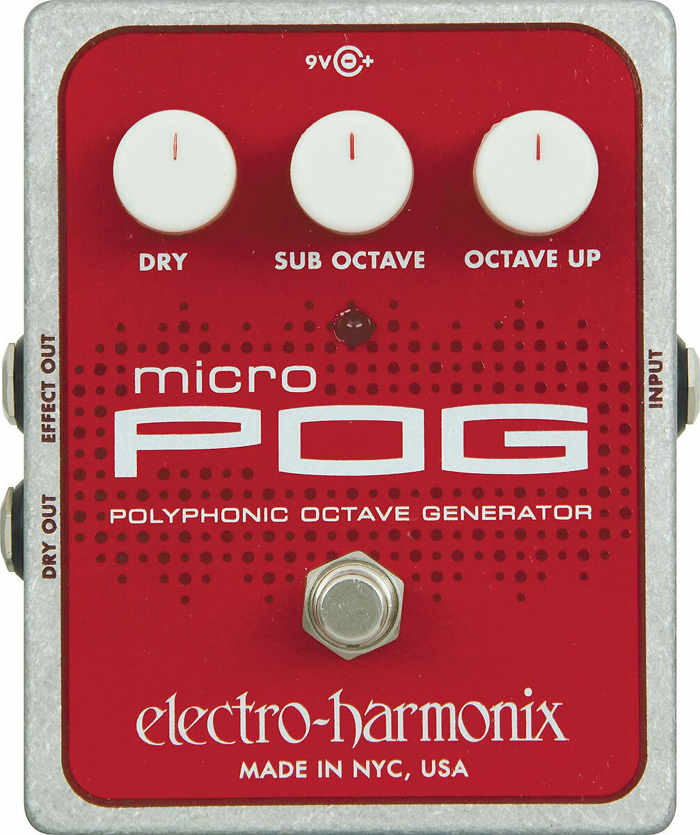 Electro Harmonix Micro Pog Xo Polyphonic Octave Generator - Harmonizer effect pedaal - Main picture