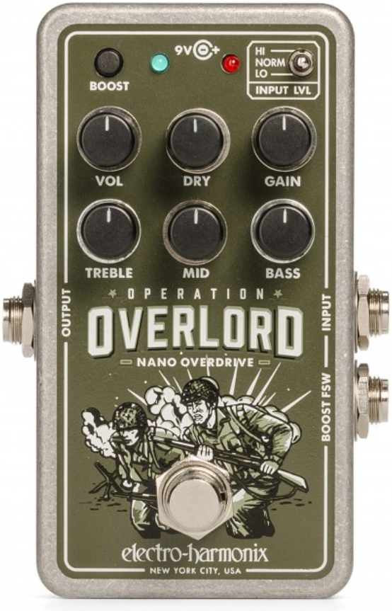 Electro Harmonix Nano Operation Overlord Allied Overdrive - Overdrive/Distortion/fuzz effectpedaal - Main picture