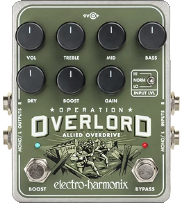Electro Harmonix Operation Overlord Allied Overdrive - Overdrive/Distortion/fuzz effectpedaal - Main picture