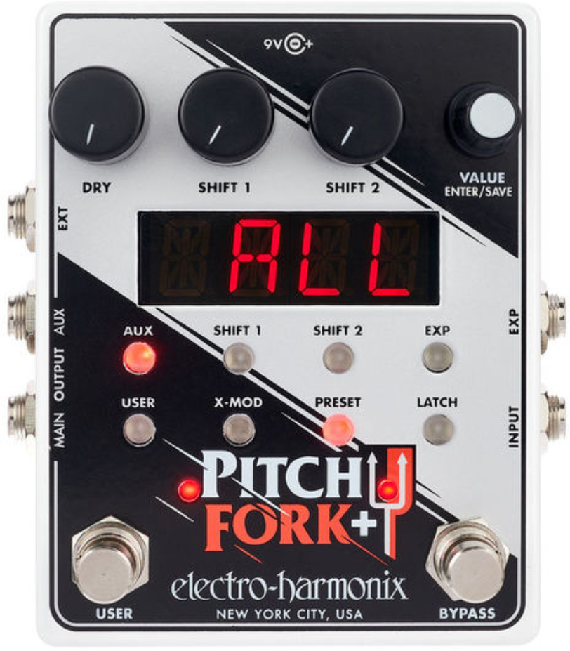 Electro Harmonix Pitch Fork + Polyphonic Pitch Shifter - Harmonizer effect pedaal - Main picture