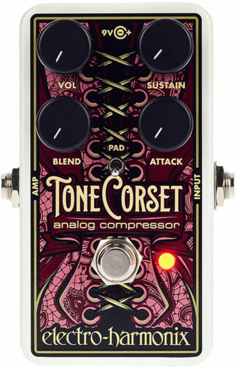 Electro Harmonix Tone Corset Analog Compressor - Compressor/sustain/noise gate effectpedaal bass - Main picture