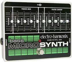 Harmonizer effectpedaal Electro harmonix Bass Micro Synth
