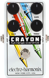 Overdrive/distortion/fuzz effectpedaal Electro harmonix Crayon 76 Full-Range Overdrive