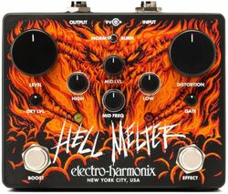 Overdrive/distortion/fuzz effectpedaal Electro harmonix Hell Melter