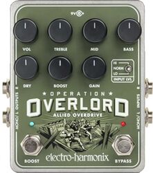 Overdrive/distortion/fuzz effectpedaal Electro harmonix Operation Overlord Allied Overdrive
