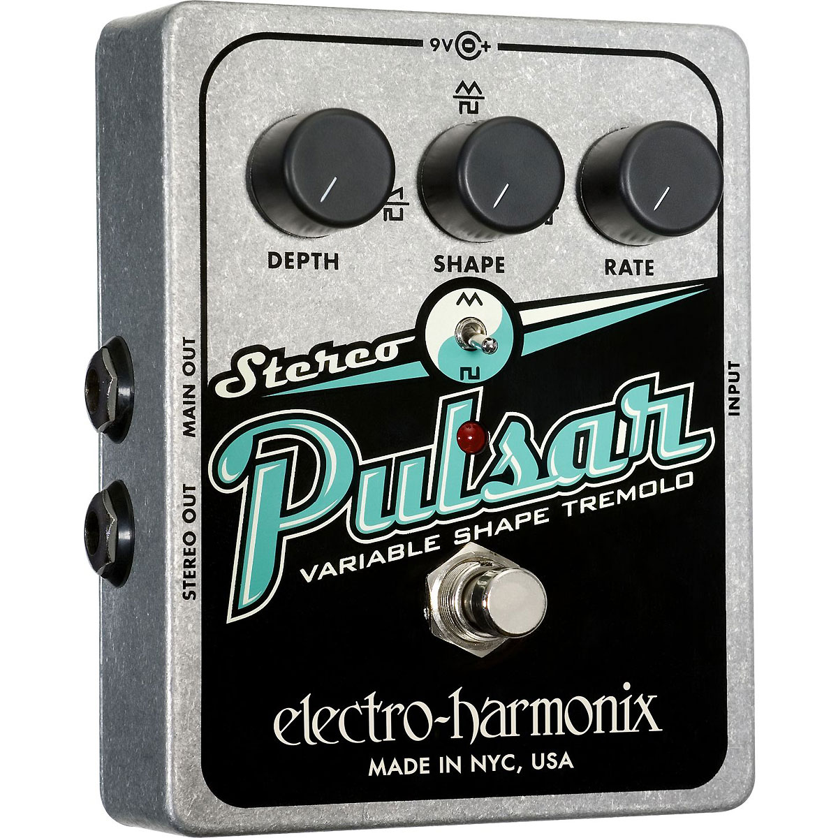 Electro Harmonix Stereo Pulsar Variable Shape Analog Tremolo - Modulation/chorus/flanger/phaser en tremolo effect pedaal - Variation 1