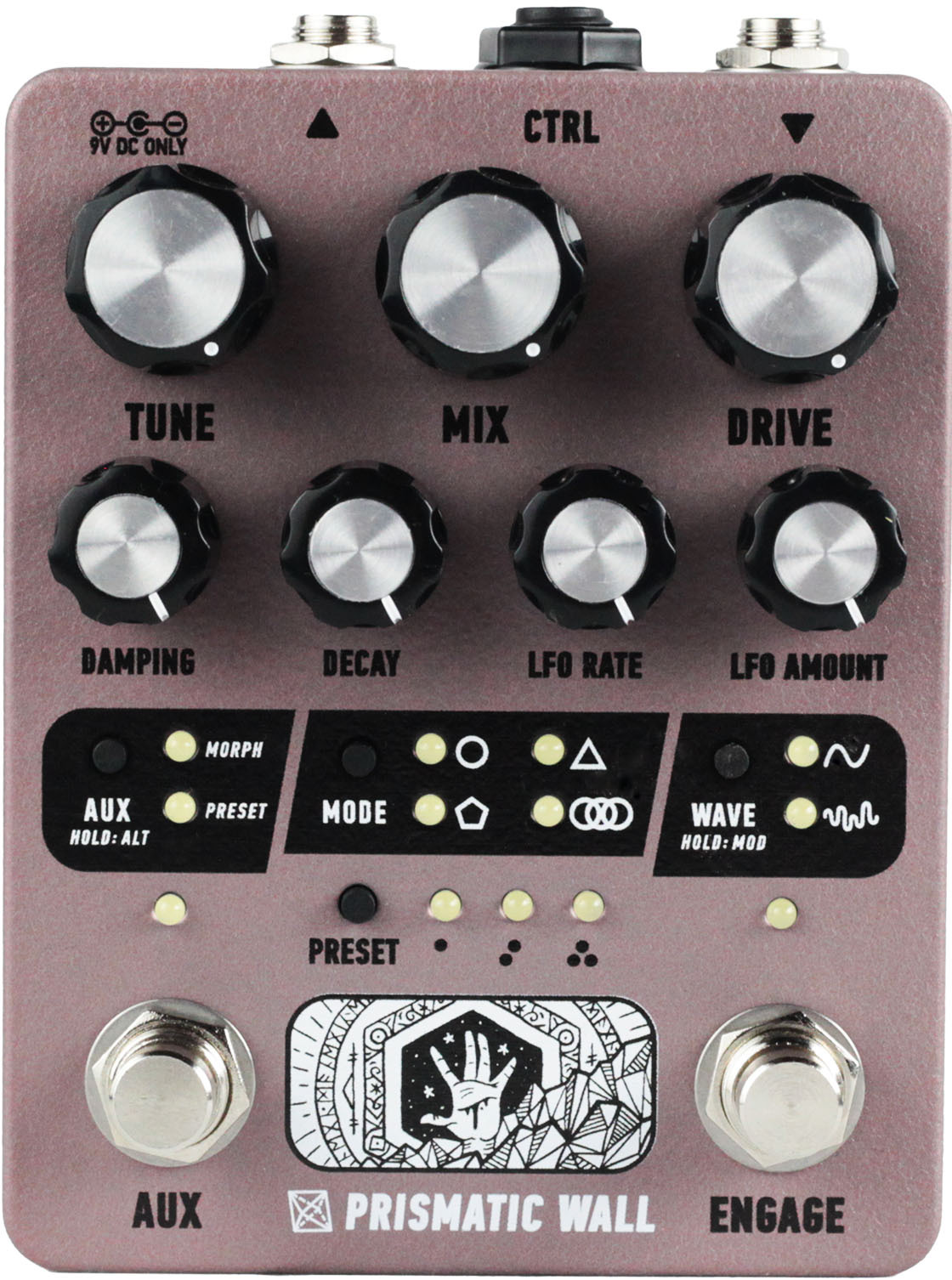 Electronic Audio Experiments Prismatic Wall - Modulation/chorus/flanger/phaser en tremolo effect pedaal - Main picture