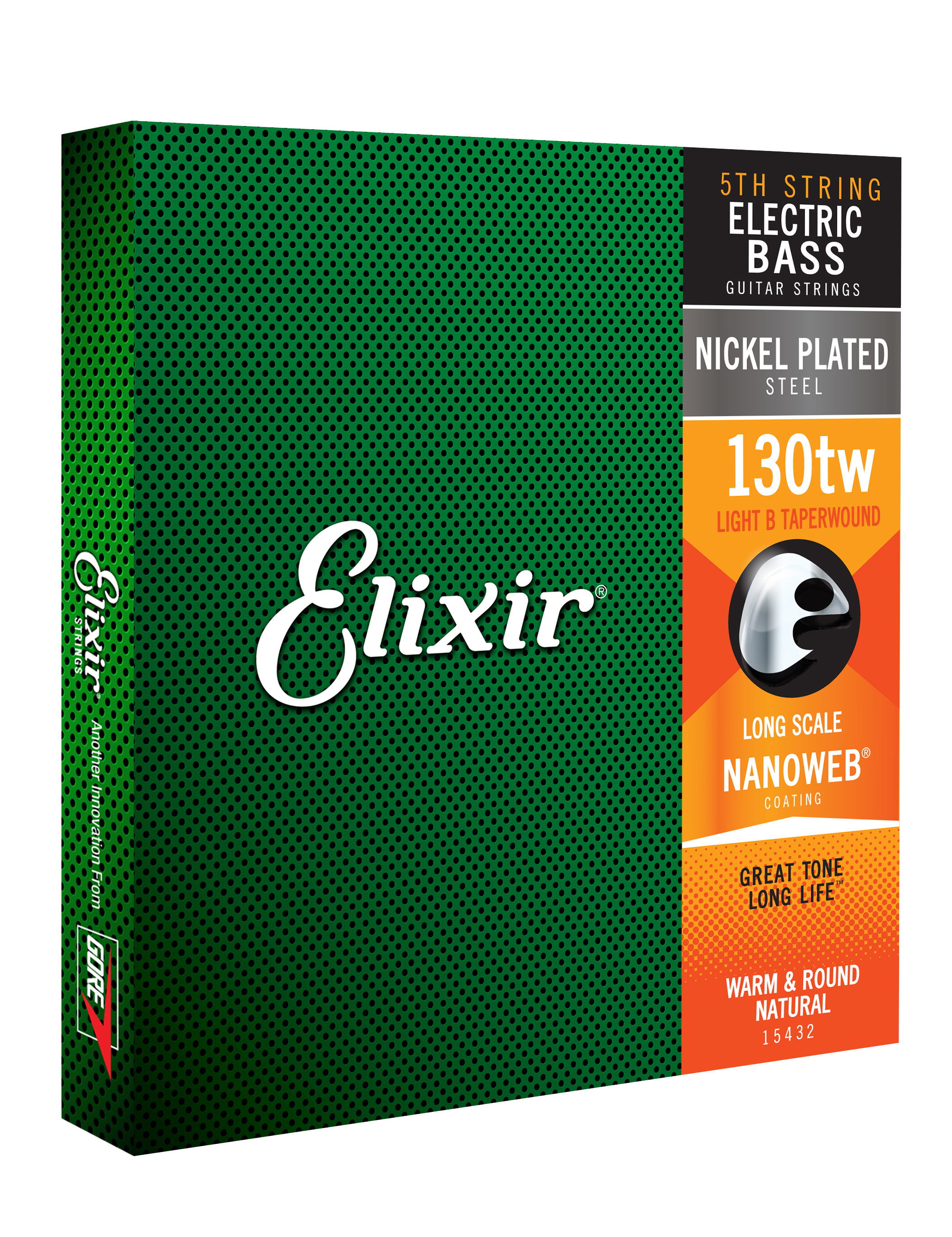 Elixir Corde Au DÉtail Bass (x1) 15432 Nanoweb Nickel Plated 130tw - Elektrische bassnaren - Variation 1