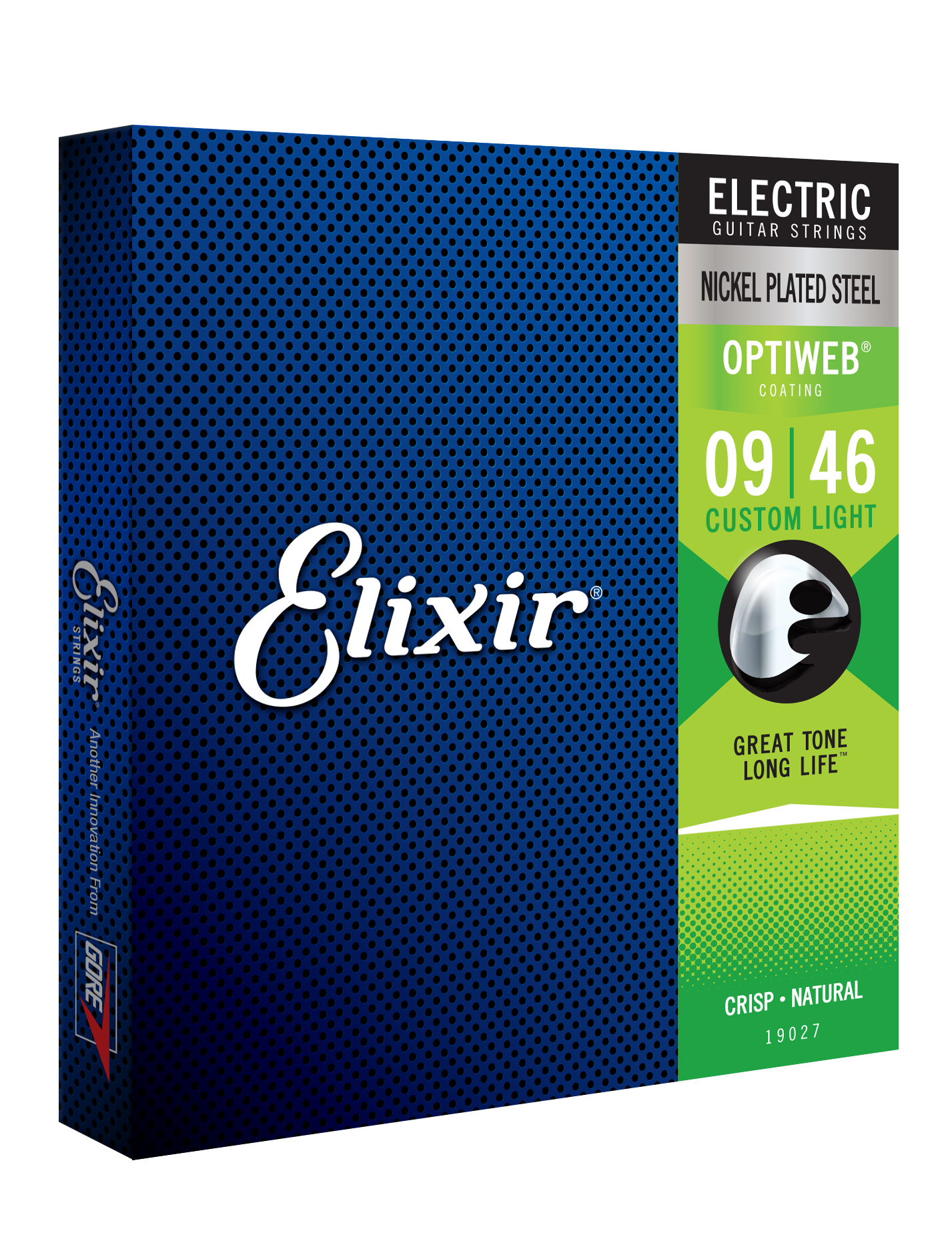 Elixir 19027 Optiweb Nps Round Wound Electric Guitar 6c 9-46 - Elektrische gitaarsnaren - Variation 1