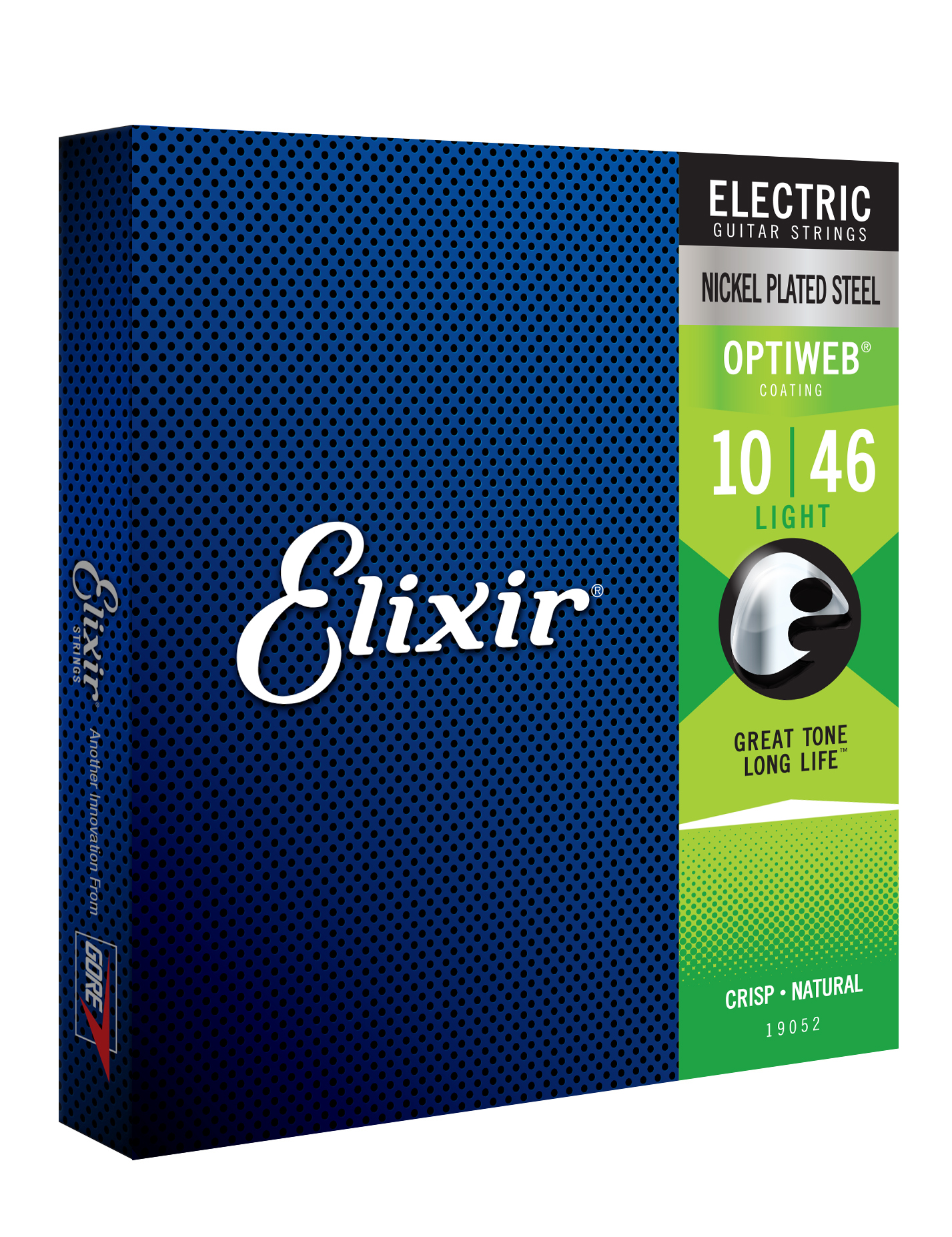 Elixir 19052 Optiweb Nps Round Wound Electric Guitar 6c 10-46 - Elektrische gitaarsnaren - Variation 1