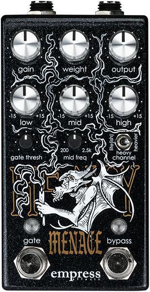 Overdrive/distortion/fuzz effectpedaal Empress Heavy Menace