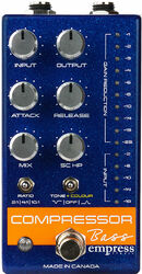 Compressor/sustain/noise gate effectpedaal bass Empress S&D Compressor Bass - Blue Sparkle