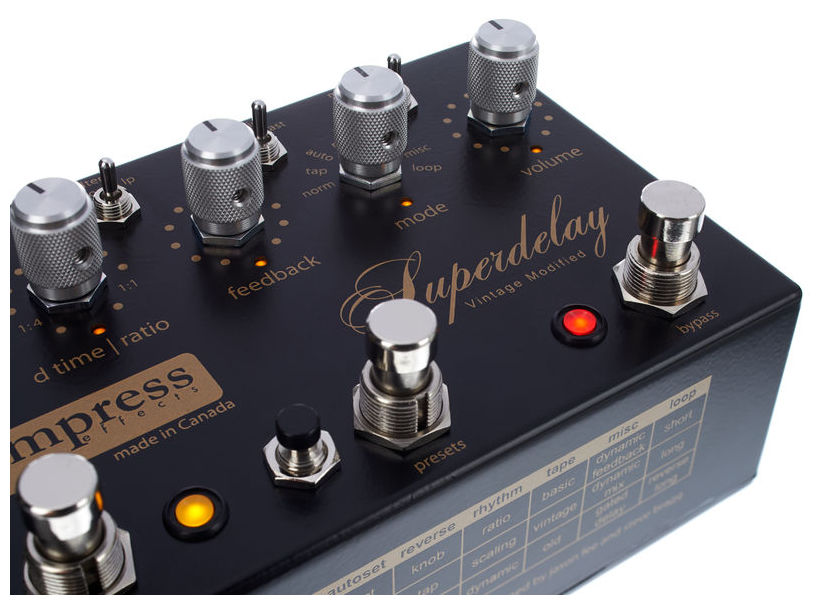 Empress Superdelay Vintage Modified - Reverb/delay/echo effect pedaal - Variation 2