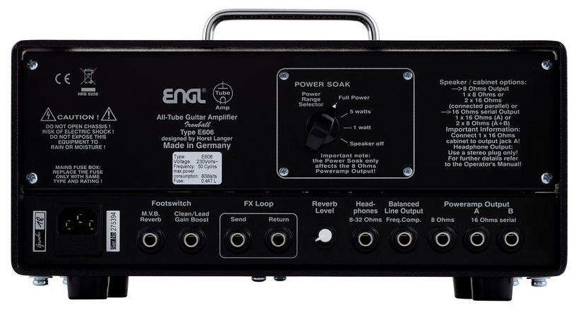 Engl Ironball E606 Head 20w Black - Gitaarversterker top - Variation 2