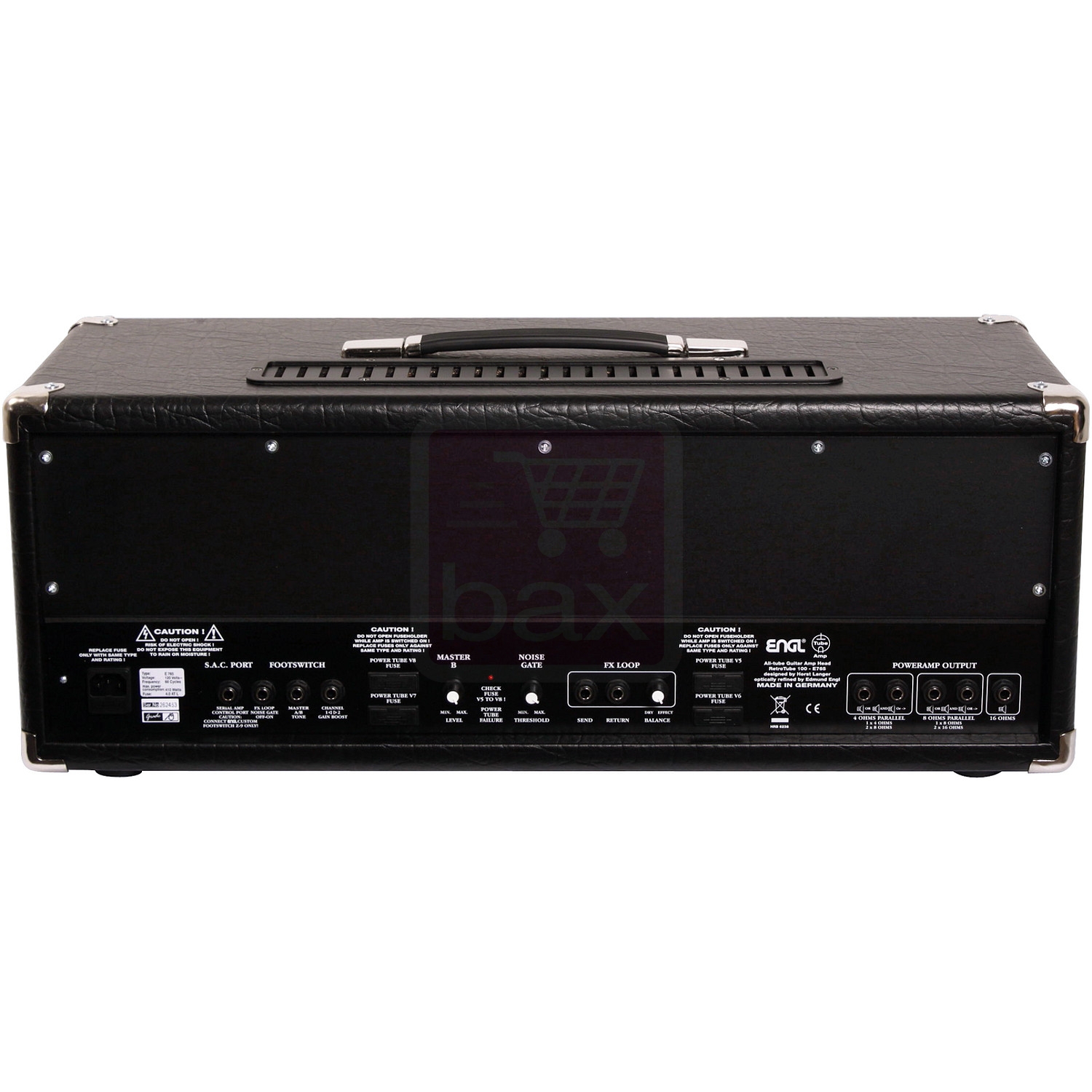 Engl Retro Tube 100 E765 Head 100w Black - Gitaarversterker top - Variation 1