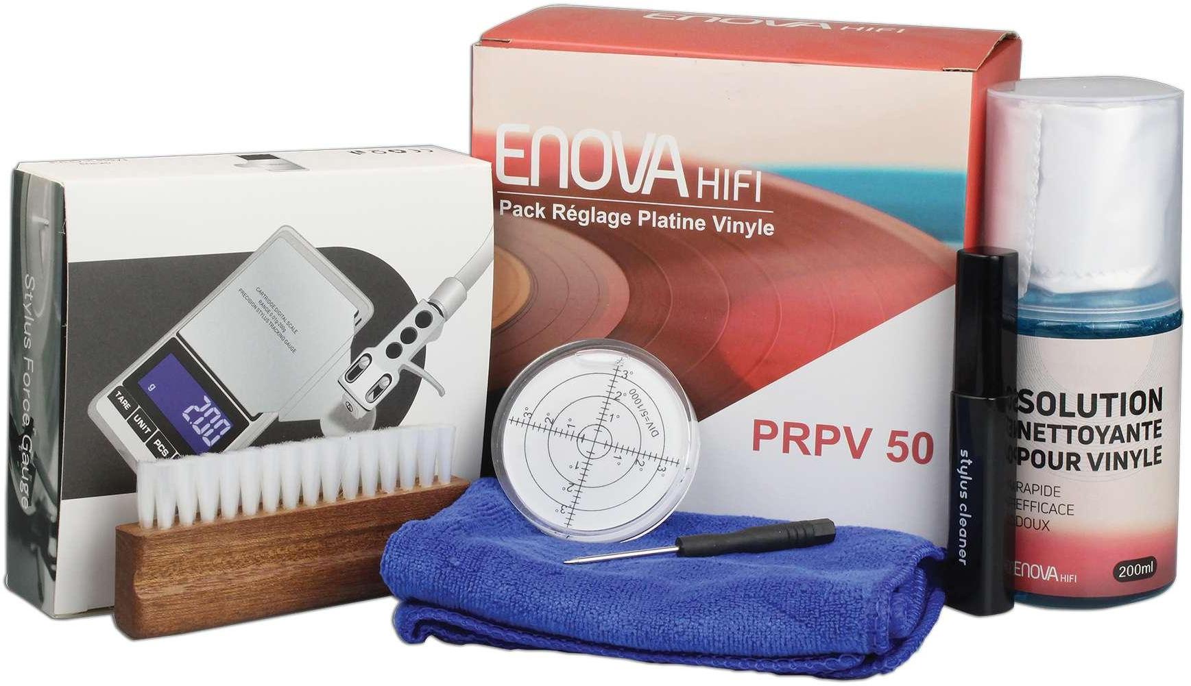 Reiniging set Enova hifi Pack Reglage Platine vinyle - PRPV50