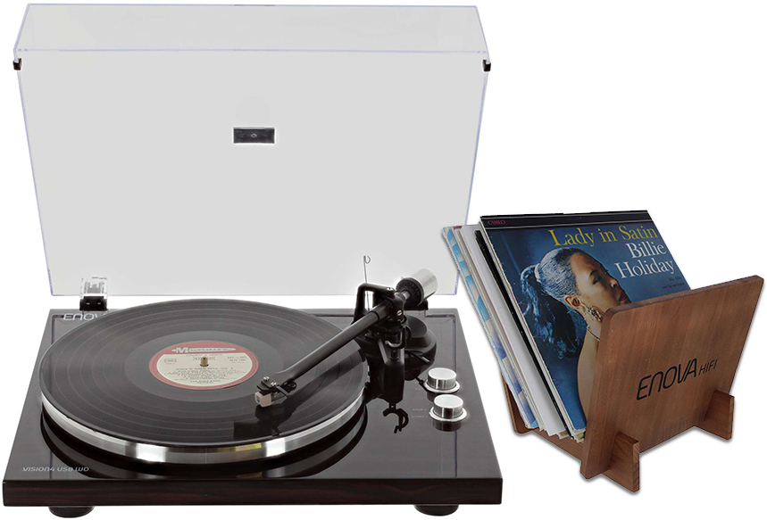 Enova Hifi Vision 4 Usb Wd(finition Bois) + Support Vinyle 25lp (bois) -  - Main picture