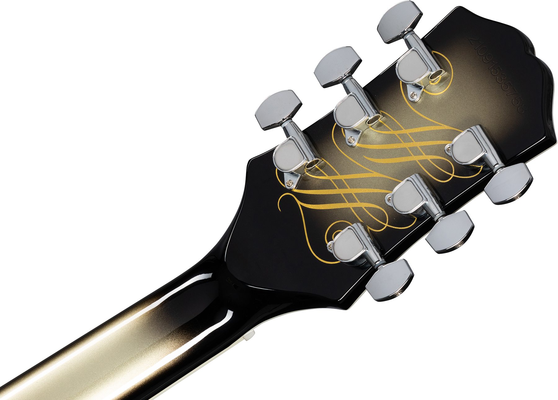 Epiphone Adam Jones Les Paul Custom Frazetta The Berserker Art Ltd 2h Ht Eb - Antique Silverburst - Enkel gesneden elektrische gitaar - Variation 6