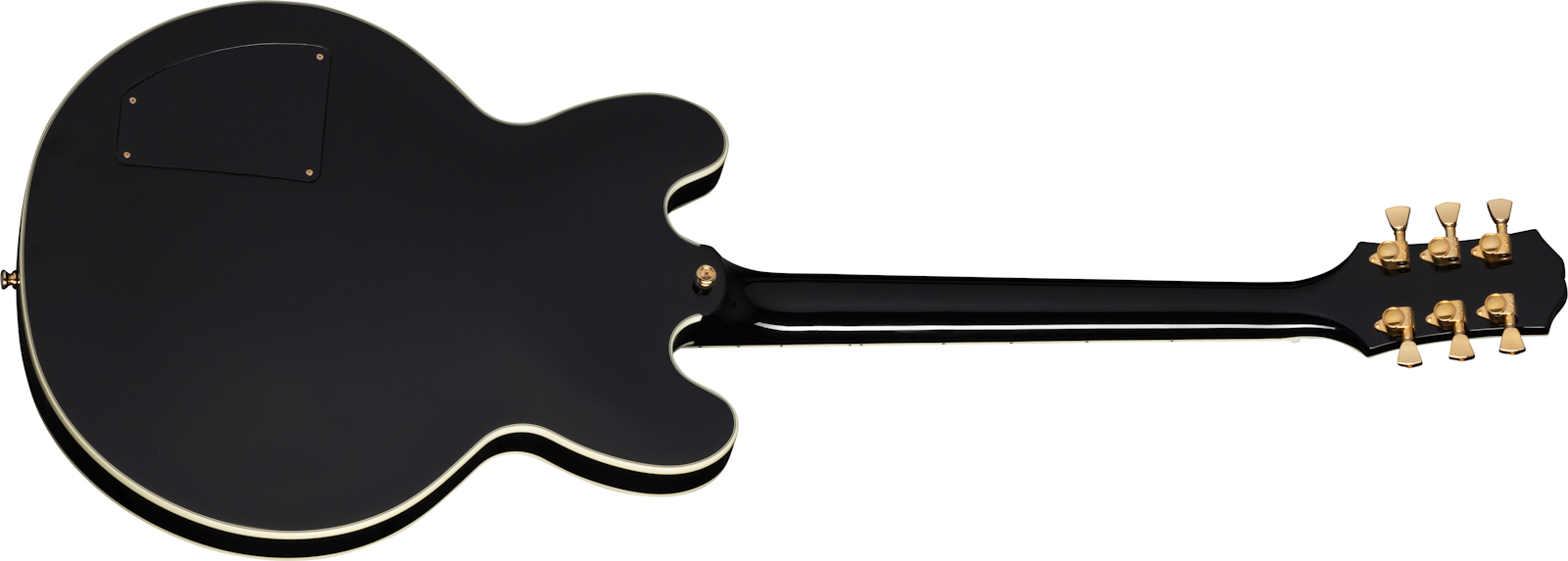 Epiphone Bb King Lucille 2021 Signature 2h Ht Eb - Ebony - Enkel gesneden elektrische gitaar - Variation 1