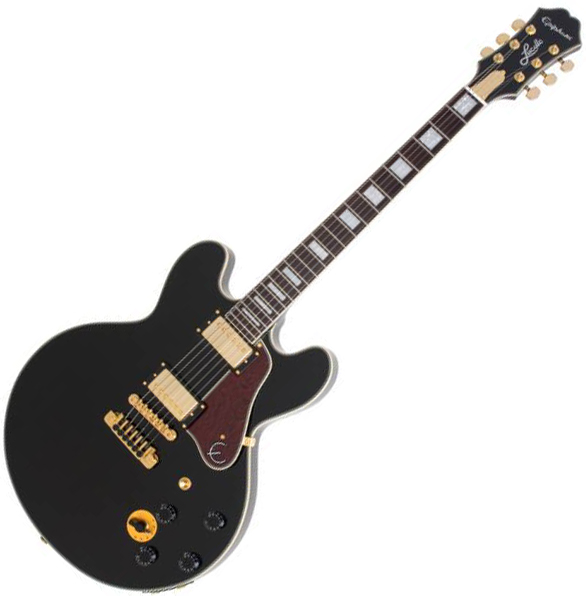 Epiphone B.b. King Lucille Gh - Ebony - Semi hollow elektriche gitaar - Variation 2