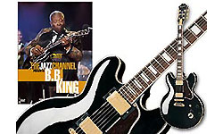 Epiphone B.b. King Lucille Gh - Ebony - Semi hollow elektriche gitaar - Variation 3