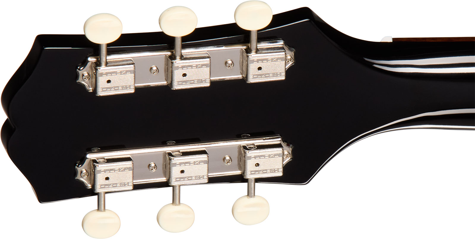 Epiphone Blues King Studio Lh Gaucher Ibg Parlor Epicea Acajou Rw - Ebony - Folk gitaar - Variation 5