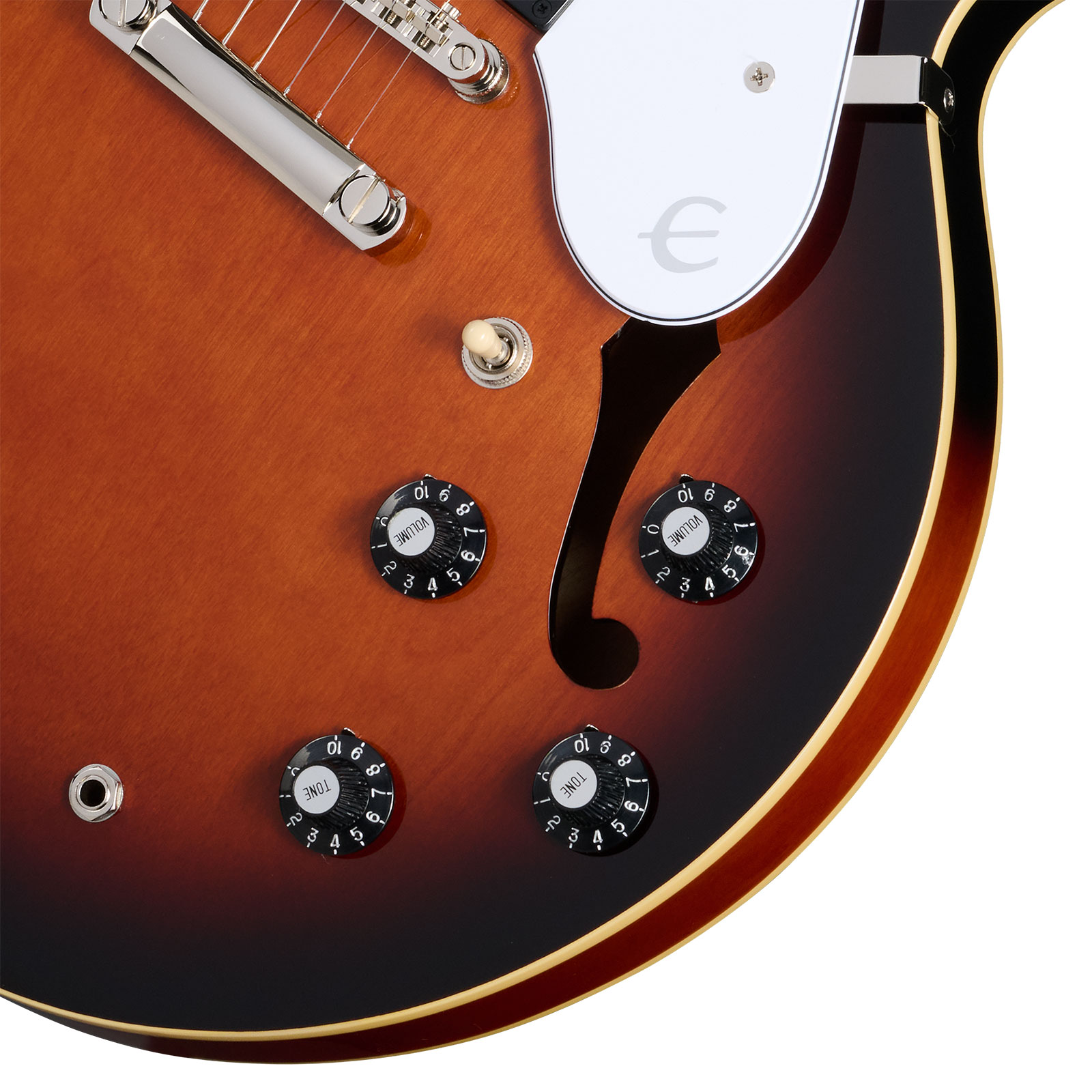 Epiphone Bonehead Riviera Signature 2h Ht Rw - Dark Tobacco Sunburst - Semi hollow elektriche gitaar - Variation 2