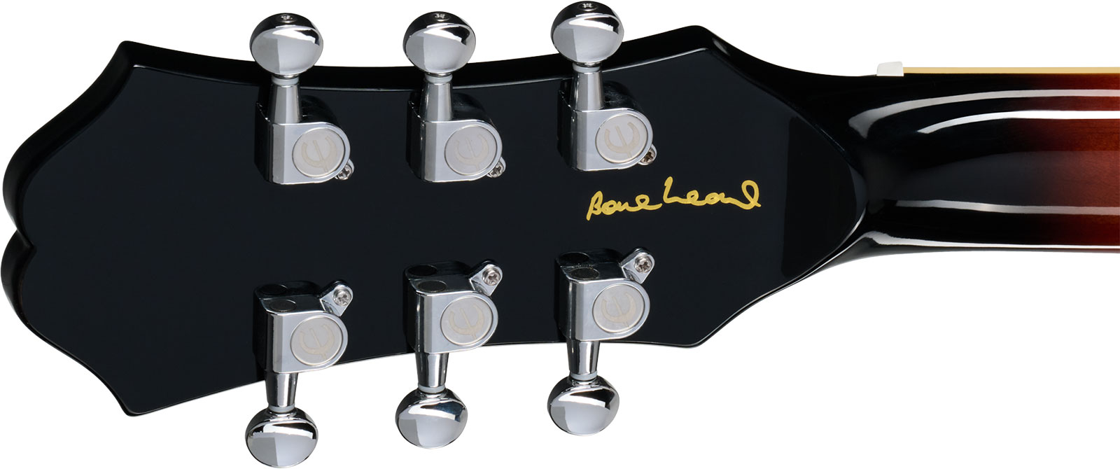 Epiphone Bonehead Riviera Signature 2h Ht Rw - Dark Tobacco Sunburst - Semi hollow elektriche gitaar - Variation 4