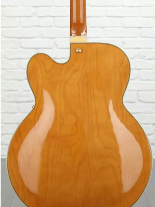 Epiphone Broadway 2019 Hh Ht Pf - Vintage Natural - Hollow bodytock elektrische gitaar - Variation 2