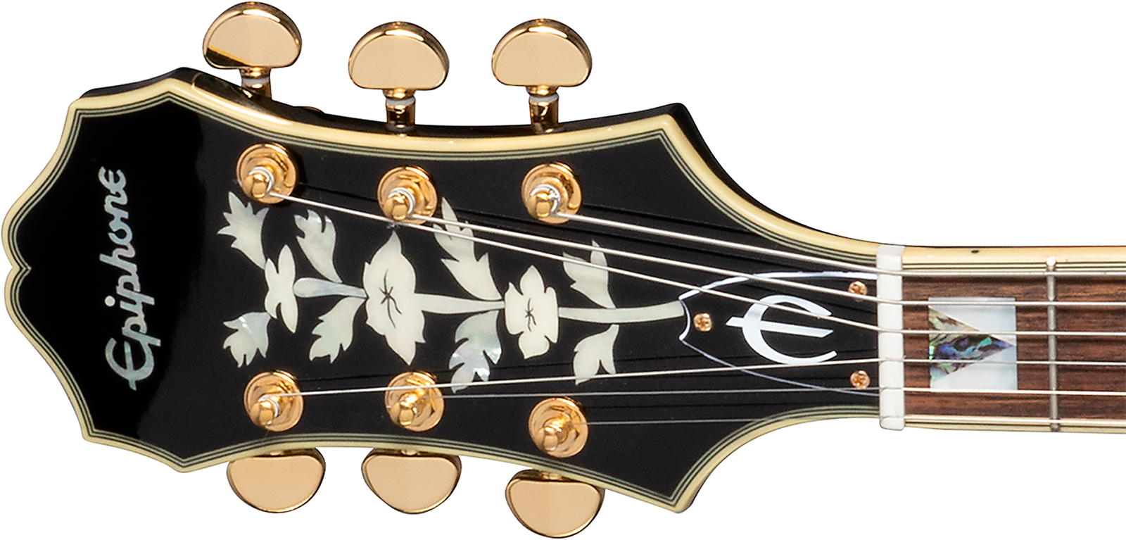 Epiphone Broadway Lh Original Archtops Gaucher 2h Ht Rw - Vintage Sunburst - Hollow Body elektrische gitaar - Variation 4