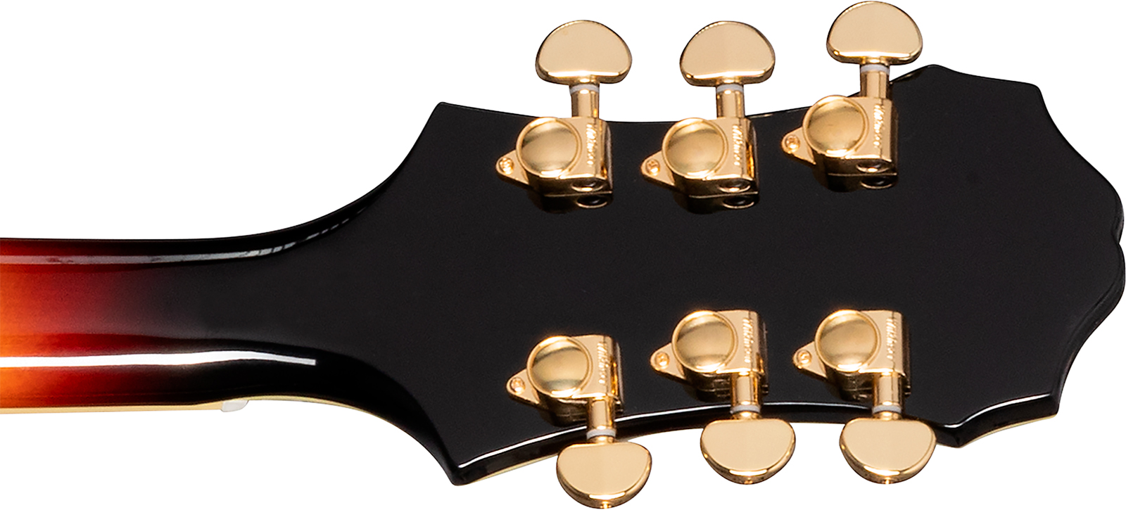 Epiphone Broadway Lh Original Archtops Gaucher 2h Ht Rw - Vintage Sunburst - Hollow Body elektrische gitaar - Variation 5