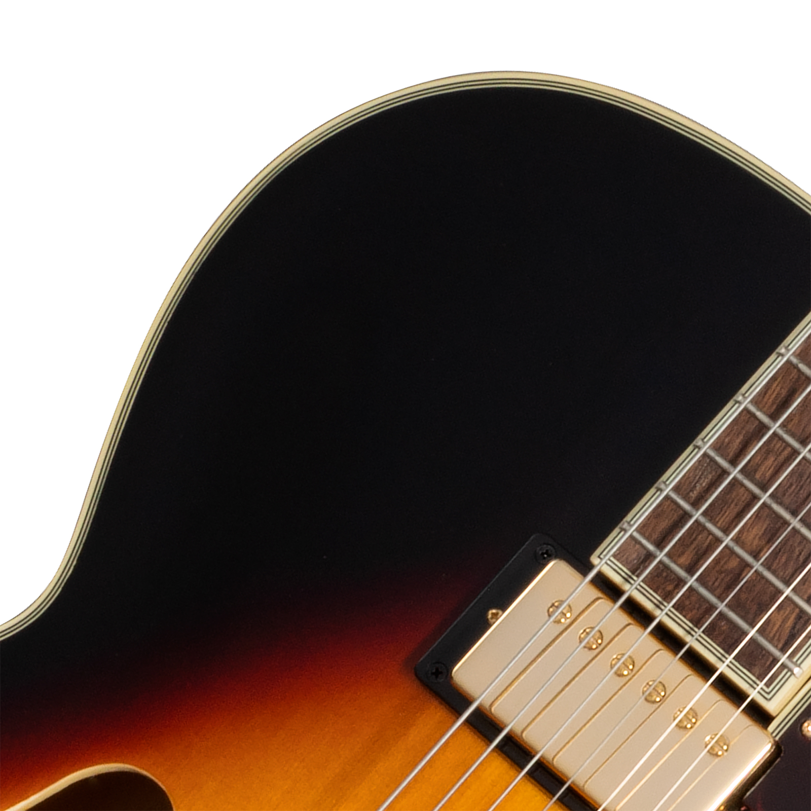 Epiphone Broadway Original Archtops 2h Ht Rw - Vintage Sunburst - Hollow Body elektrische gitaar - Variation 2