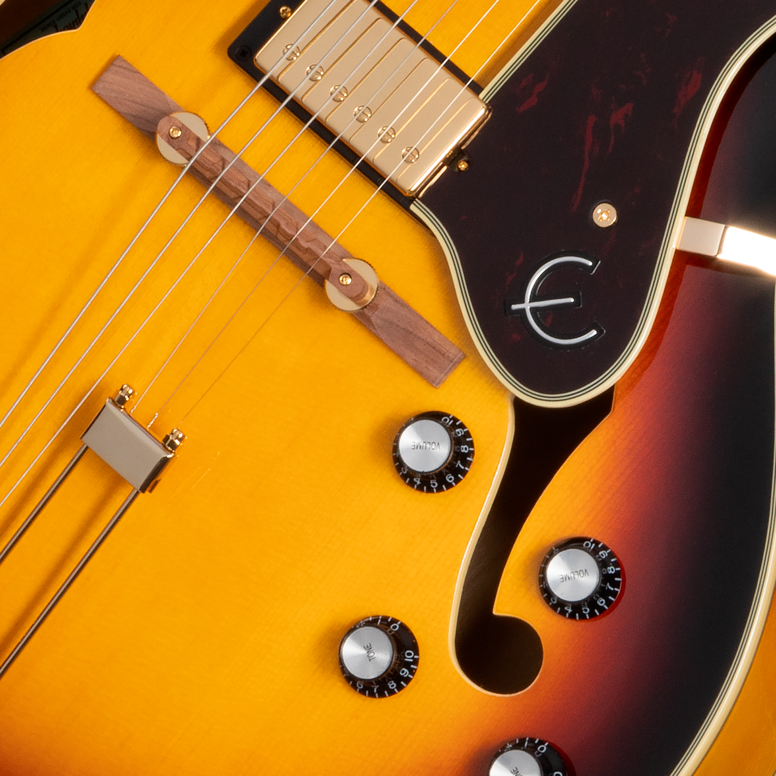 Epiphone Broadway Original Archtops 2h Ht Rw - Vintage Sunburst - Hollow Body elektrische gitaar - Variation 3