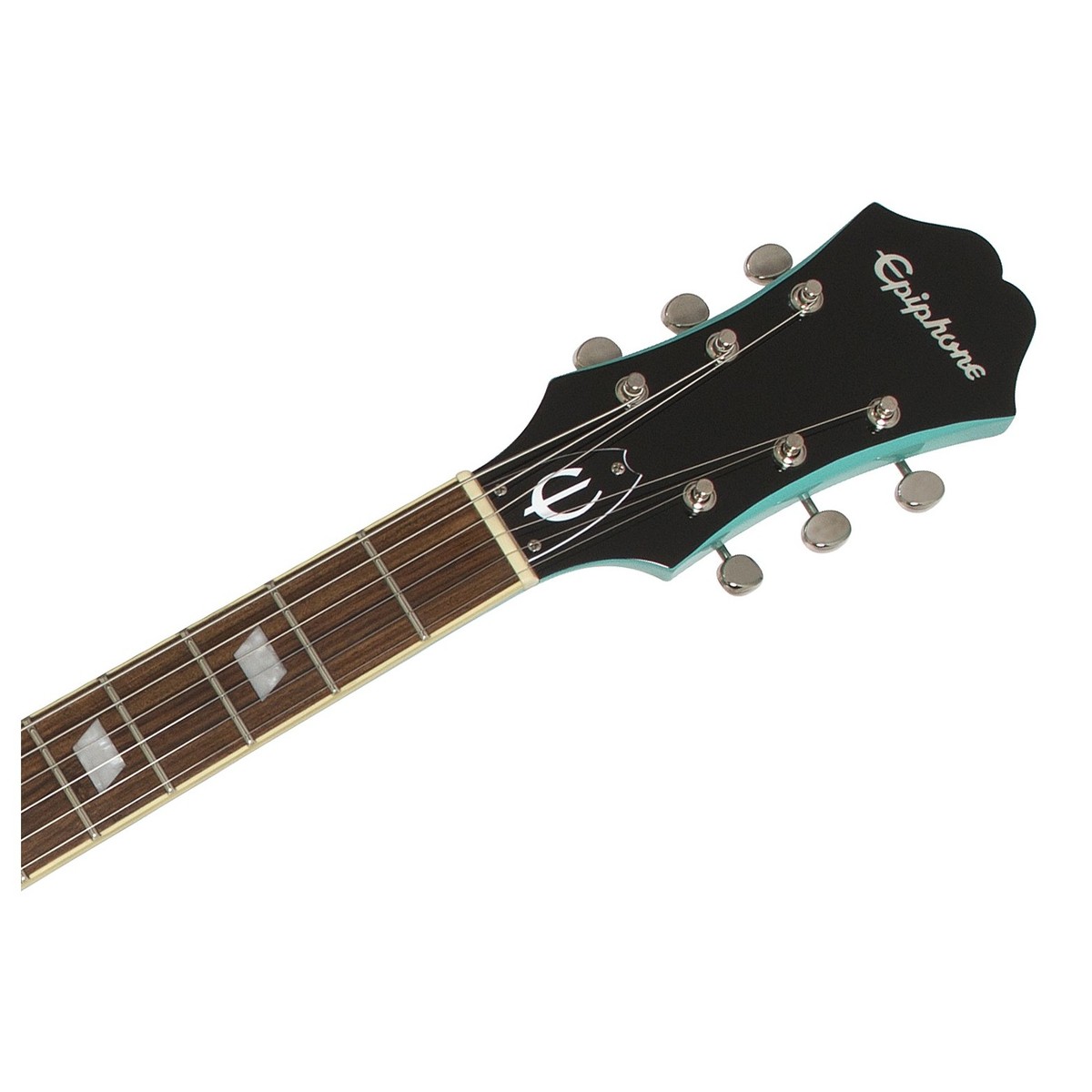 Epiphone Casino Coupe Archtop 2019 2p90 Ht Pf - Turquoise - Semi hollow elektriche gitaar - Variation 2