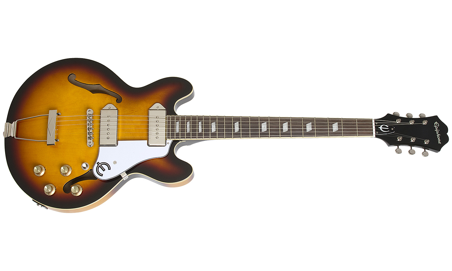 Epiphone Casino Coupe Ch - Vintage Sunburst - Semi hollow elektriche gitaar - Variation 1