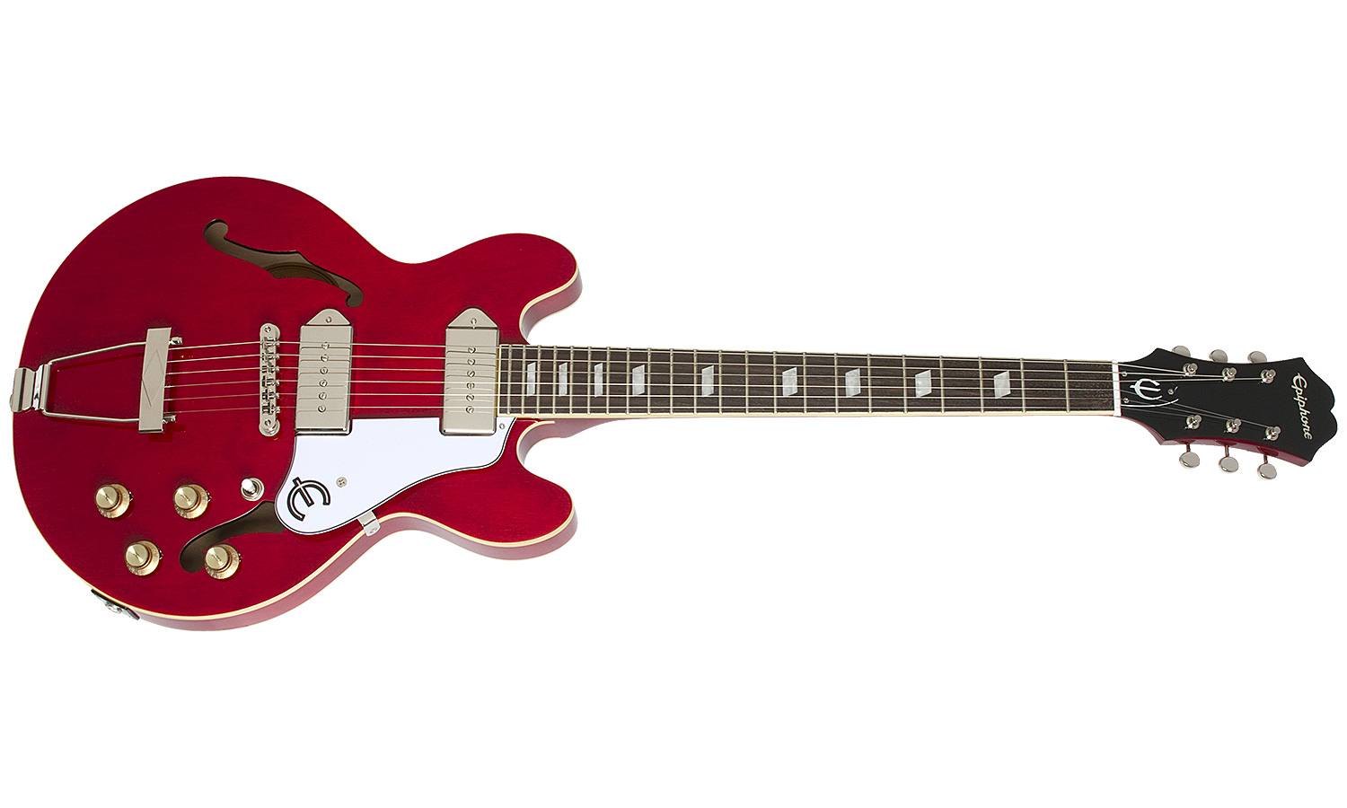 Epiphone Casino Coupe 2p90 Ht Pf - Cherry - Semi hollow elektriche gitaar - Variation 1