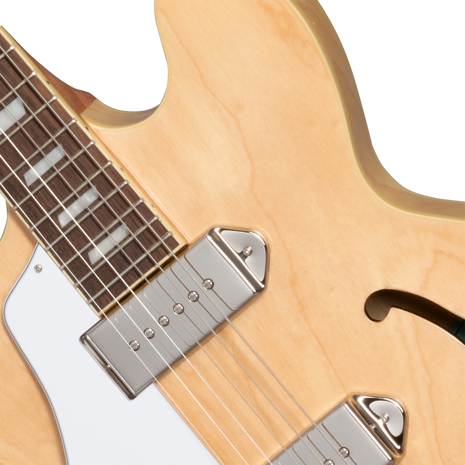 Epiphone Casino Lh Original Archtops Gaucher 2s P90 Ht Rw - Natural - Semi hollow elektriche gitaar - Variation 2