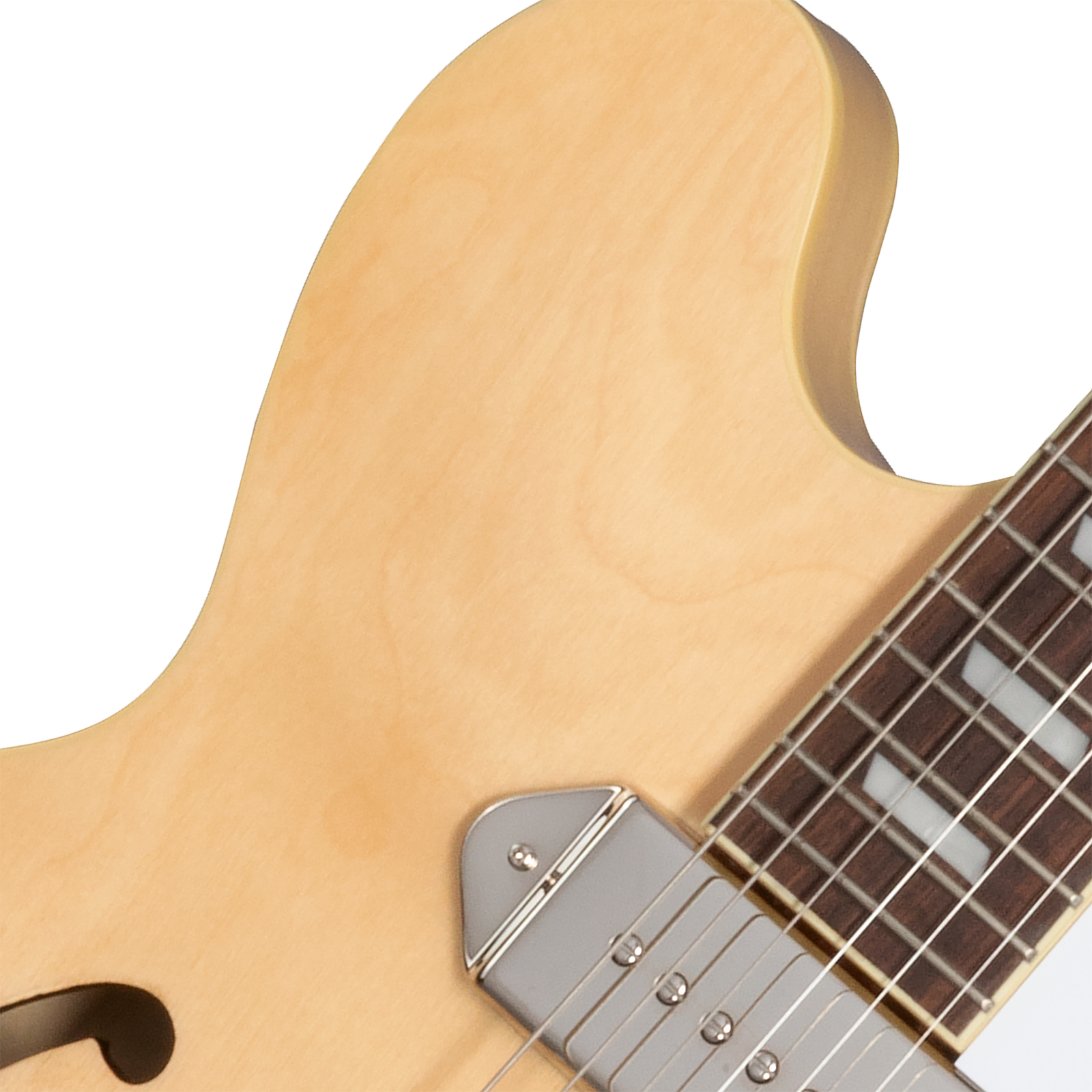 Epiphone Casino Original Archtops 2s P90 Ht Rw - Natural - Semi hollow elektriche gitaar - Variation 2