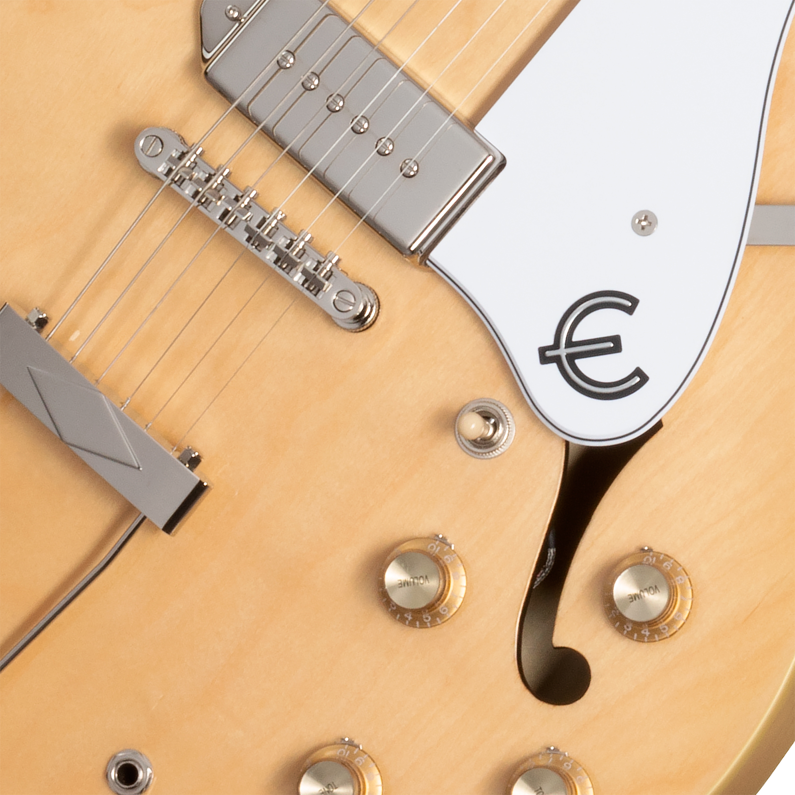 Epiphone Casino Original Archtops 2s P90 Ht Rw - Natural - Semi hollow elektriche gitaar - Variation 3