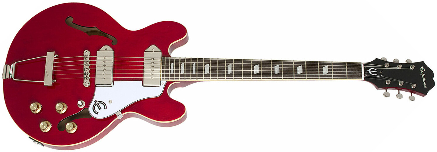 Epiphone Casino Coupe 2p90 Ht Pf - Cherry - Semi hollow elektriche gitaar - Main picture