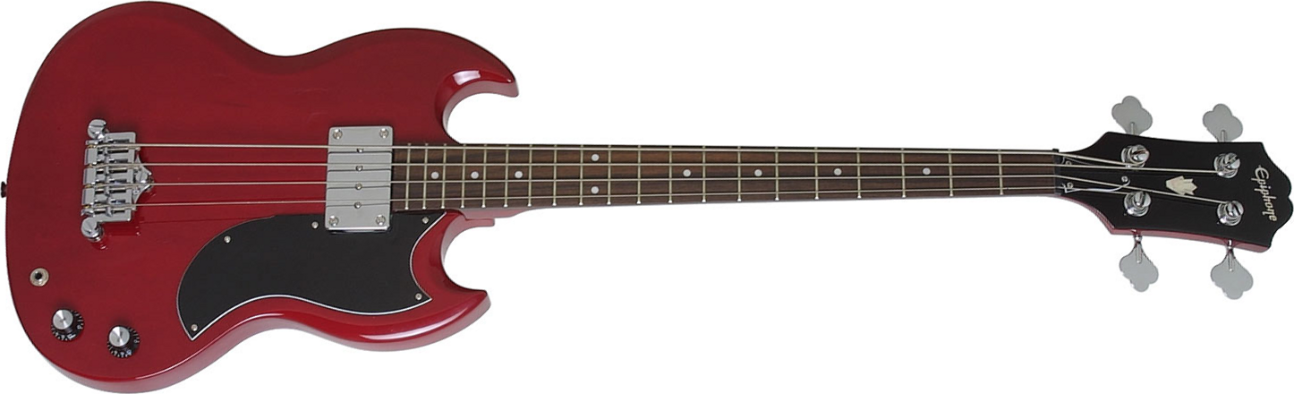 Epiphone Eb-0 Sg Bass Rw - Cherry - Solid body elektrische bas - Main picture