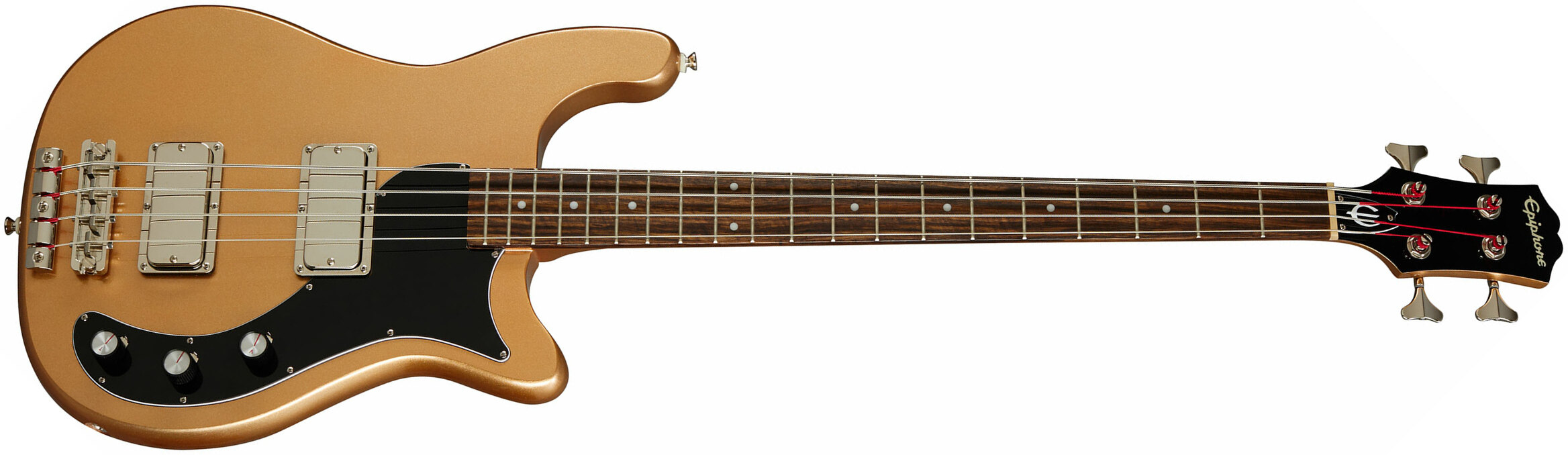 Epiphone Embassy Bass Original Lau - Smoked Almond Metallic - Solid body elektrische bas - Main picture