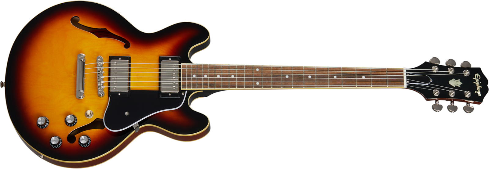 Epiphone Es-339 Inspired By Gibson 2020 2h Ht Rw - Vintage Sunburst - Semi hollow elektriche gitaar - Main picture