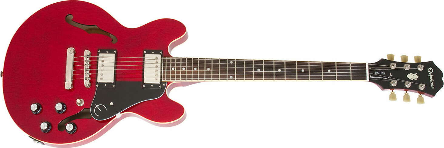 Epiphone Es-339 Pro Ch - Cherry - Semi hollow elektriche gitaar - Main picture