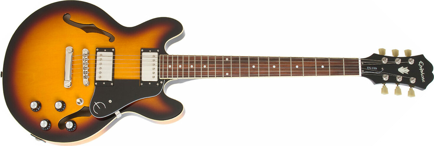 Epiphone Es-339 Pro Ch - Vintage Sunburst - Semi hollow elektriche gitaar - Main picture