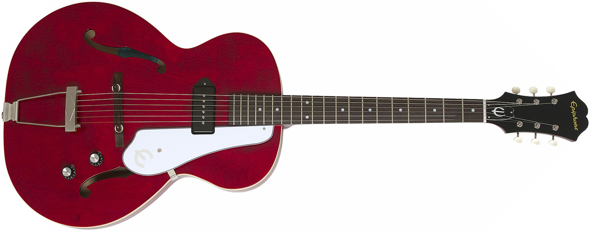 Epiphone Inspired By 1966 Century 2016 - Aged Gloss Cherry - Semi hollow elektriche gitaar - Main picture