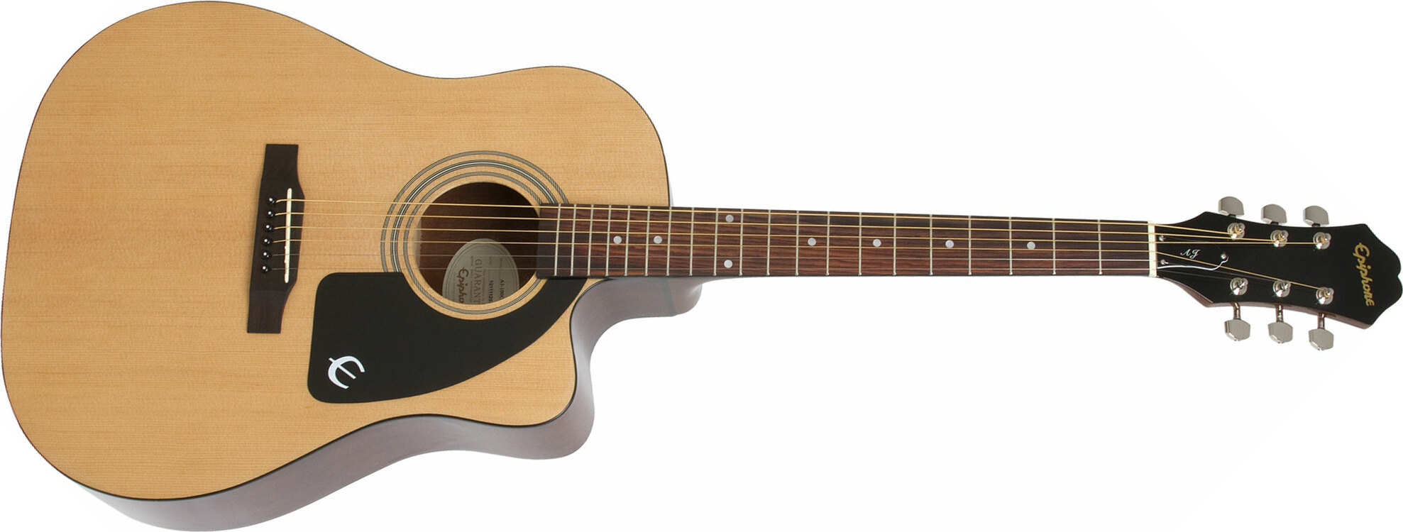 Epiphone J-15 Ec Dreadnought Cw Epicea Acajou Pf - Natural - Elektro-akoestische gitaar - Main picture